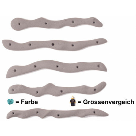 Lapis, Klettergriffe Screw-ons 01, mint