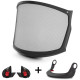 KASK, Visier Netzvisier Zenith, Metall, inkl. Adapter und Visierrahmen