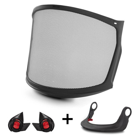 KASK, Visier Netzvisier Zenith, Metall, inkl. Adapter und Visierrahmen