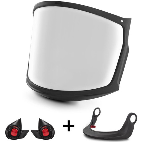 Kask, Visier Full Face Zenith, clear, inkl. Adapter und Visierrahmen