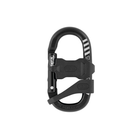 Petzl, Karabiner Mino (mit Lock & Captiv), 61mm, schwarz