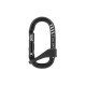 Petzl, Karabiner Mino (mit Lock & Captiv), 61mm, schwarz