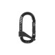 Petzl, Karabiner Mino (mit Lock & Captiv), 61mm, schwarz
