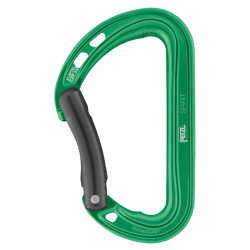 Petzl, Karabiner Spirit Bent Gate, green
