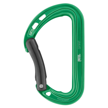 Petzl, Karabiner Spirit Bent Gate, green