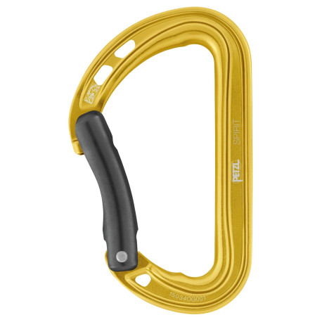 Petzl, Karabiner Spirit Bent Gate, yellow