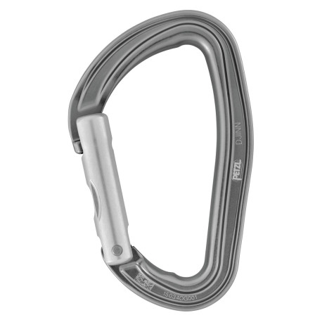 Petzl, Karabiner Djinn Straight Gate, grau