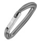 Petzl, Karabiner Djinn Bent Gate, violett